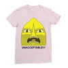 lemongrab unacceptable Ladies Fitted T-Shirt
