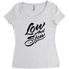 low and slow Women's Triblend Scoop T-shirt