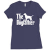 the dogfather labrador retriever white Ladies Fitted T-Shirt