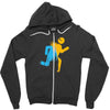 Portal Man Zipper Hoodie