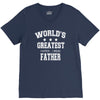 worlds greatest farter funny fathers day new men t shirt w10 V-Neck Tee