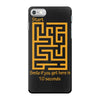 fun maze iPhone 7 Case