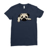 ruff patch rescue mascot Ladies Fitted T-Shirt