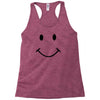 smiley face funny t shirt be happy love smile tee s 3xl Racerback Tank