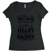 There's This Girl Who Stole My Heart She Calls Me Daddy Women's Triblend Scoop T-shirt
