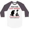 Pray for Las Vegas, Route 91 Harvest 2017 3/4 Sleeve Shirt