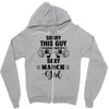 sorry this guy is already taken by a super sexy  march girl Zipper Hoodie