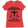 Property Of Honnouji Athletics Dept. Ladies Fitted T-Shirt