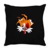 zombie tailz Throw Pillow