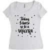 today i choose to be a unicorn Women's Triblend Scoop T-shirt