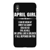 Super April Girl iPhoneX