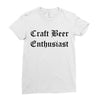 craft beer Ladies Fitted T-Shirt