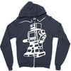 robot funny Zipper Hoodie