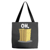 oh hay oh hey girl boy funny pun Tote Bags