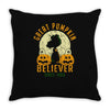 great pumpkin believer Throw Pillow