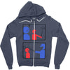selfie smash Zipper Hoodie