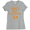 bump's first halloween Ladies Fitted T-Shirt