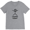 i pooped today V-Neck Tee