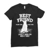 Best Friend Bull Terrier Ladies Fitted T-Shirt