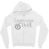 compression of time Zipper Hoodie