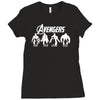 avengers team logo Ladies Fitted T-Shirt