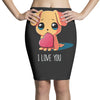 puppy love Pencil Skirts
