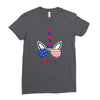 4th of July Ladies Fitted T-Shirt