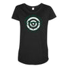 bullseye Maternity Scoop Neck T-shirt