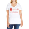 for a moment there you bored me to death Ladies Curvy T-Shirt