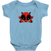 deadpool cartoon Baby Bodysuit