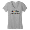 girlfriend friends tv show parody Women's V-Neck T-Shirt