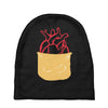 Heart Pocket Baby Beanies