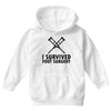 I Survived Foot Surgery Youth Hoodie