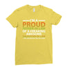 i'm a proud father in law Ladies Fitted T-Shirt