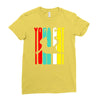 yoga cat Ladies Fitted T-Shirt