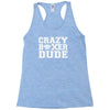 crazy boxer dude Racerback Tank