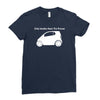 only smarties have the answer'   funny Ladies Fitted T-Shirt