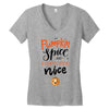 pumpkin spice and everything nice Women's V-Neck T-Shirt