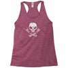 rock skull Racerback Tank