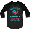 Thyroid Cancer Warrior 3/4 Sleeve Shirt