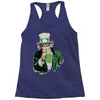 st patricks day  uncle sam Racerback Tank
