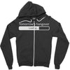 tomorrow's hangover Zipper Hoodie