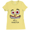 Hell Monster Ladies Fitted T-Shirt