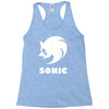 sonic uomo donna bambino sega videogames Racerback Tank