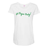 Go vegan baby Maternity Scoop Neck T-shirt