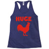 huge cock Racerback Tank
