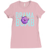 drama bomb Ladies Fitted T-Shirt