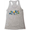 thunder and lightning Racerback Tank