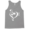 music heart rock baseball Tank Top