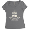 premium vintage 1990 classic perfectly aged limited edition Women's Triblend Scoop T-shirt